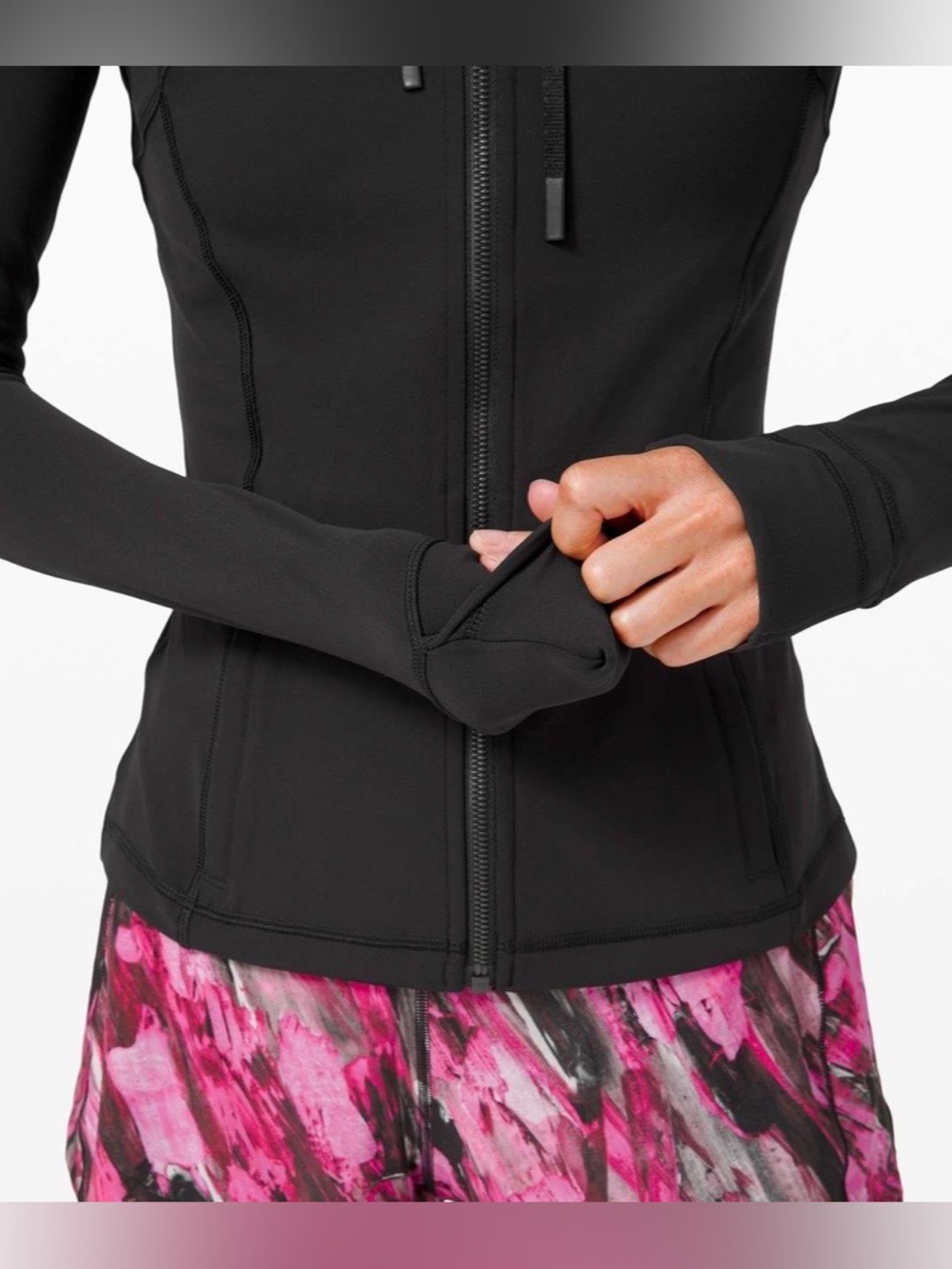 Lululemon Hooded Define Jacket *Nulu black NWOT size 2